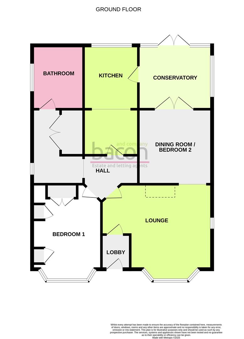 Floor Plan | Bungalow - Detached | Brook Barn Way, Goring-By-Sea, Worthing | For Sale